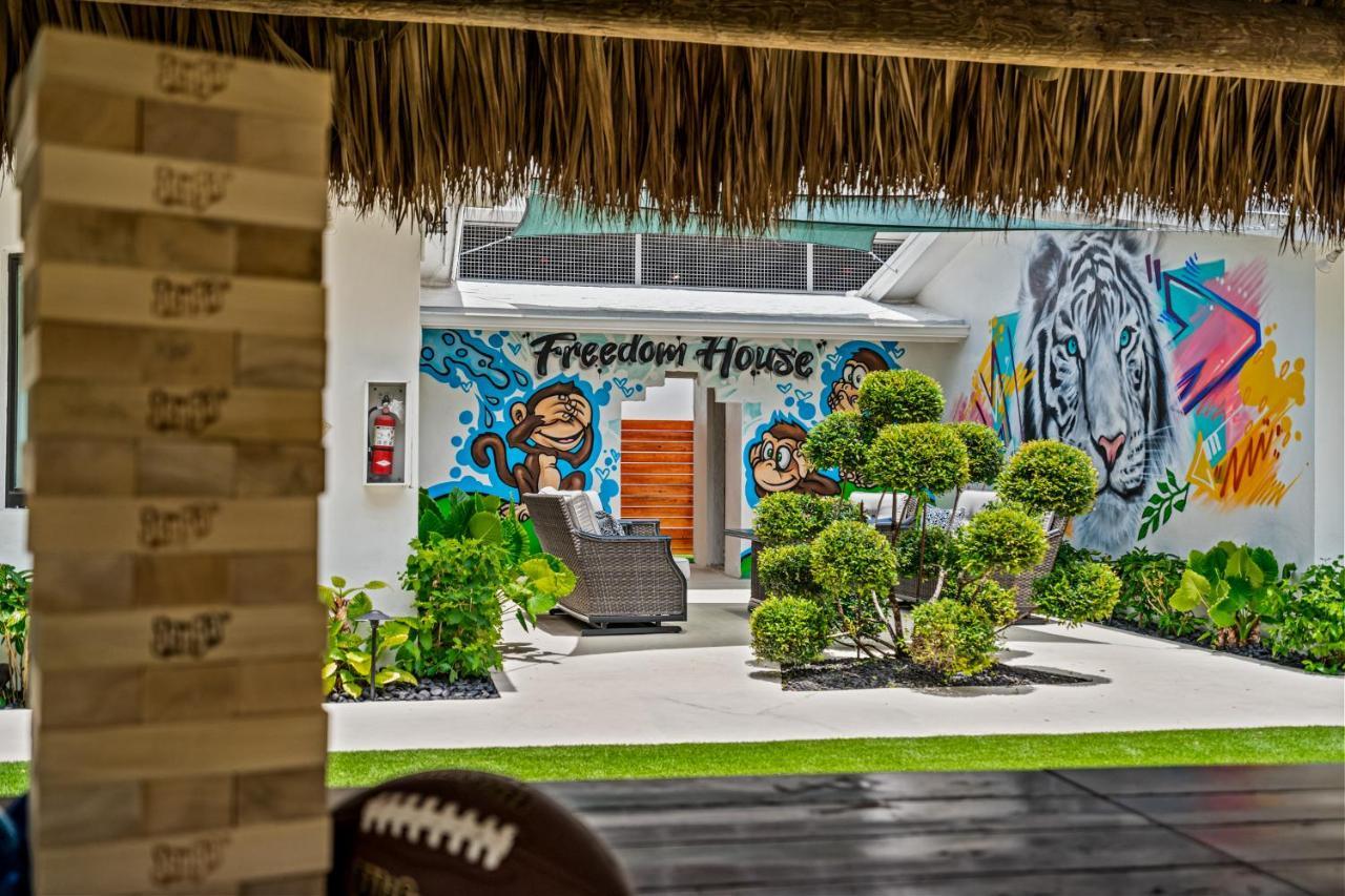 The Freedom House • Urban Oasis • Eclectic Retreat Villa Fort Lauderdale Exterior foto